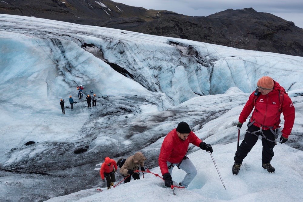 Exkurze na ledovec Myrdalsjokull